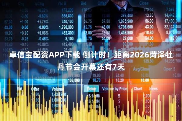 卓信宝配资APP下载 倒计时！距离2026菏泽牡丹节会开幕还有7天